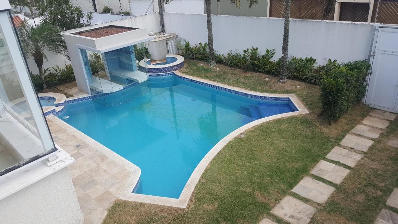 Casa Com Piscina A 150M Da Praia Da Enseada غوارويا المظهر الخارجي الصورة